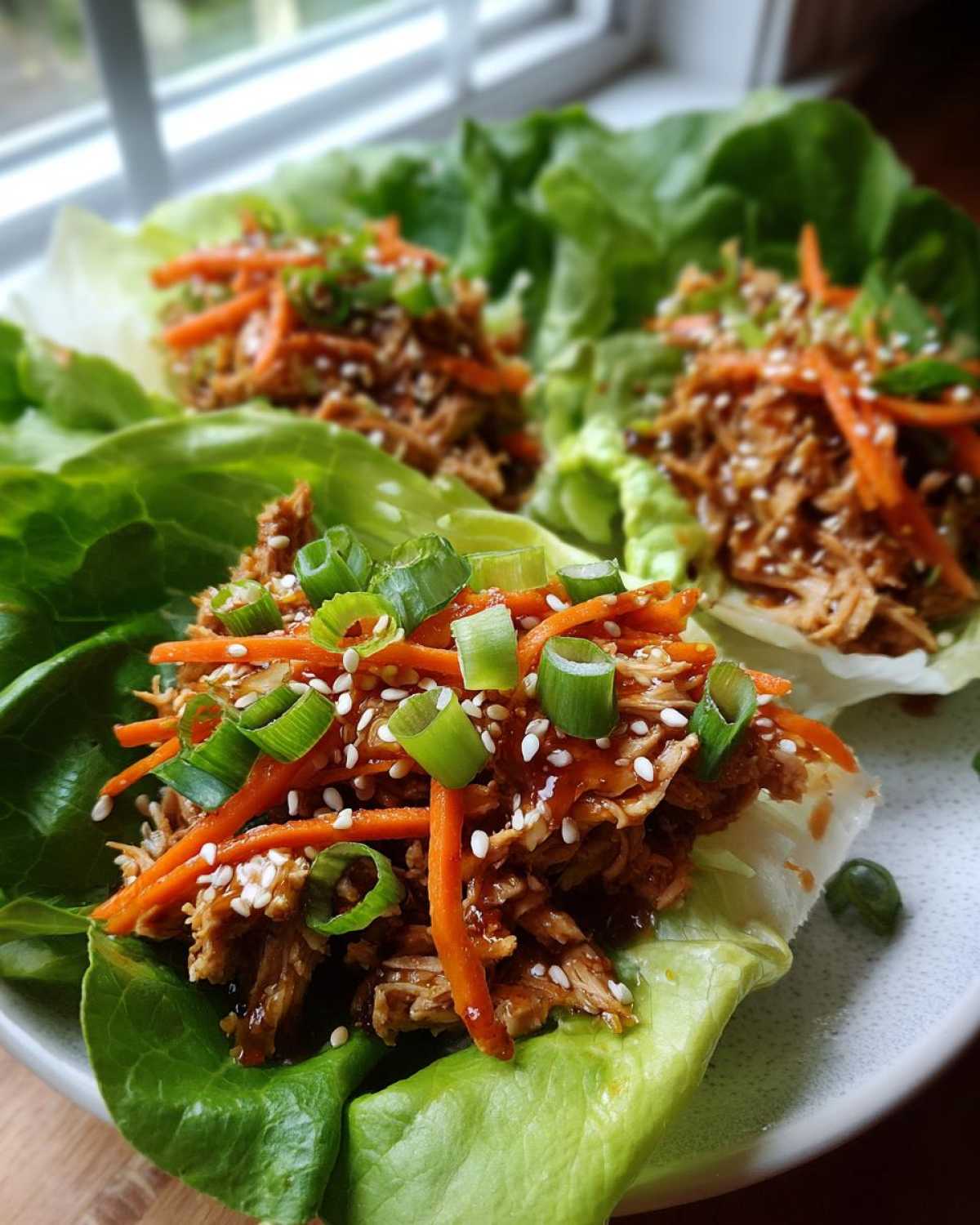 Teriyaki Chicken Lettuce Wraps - detail 2