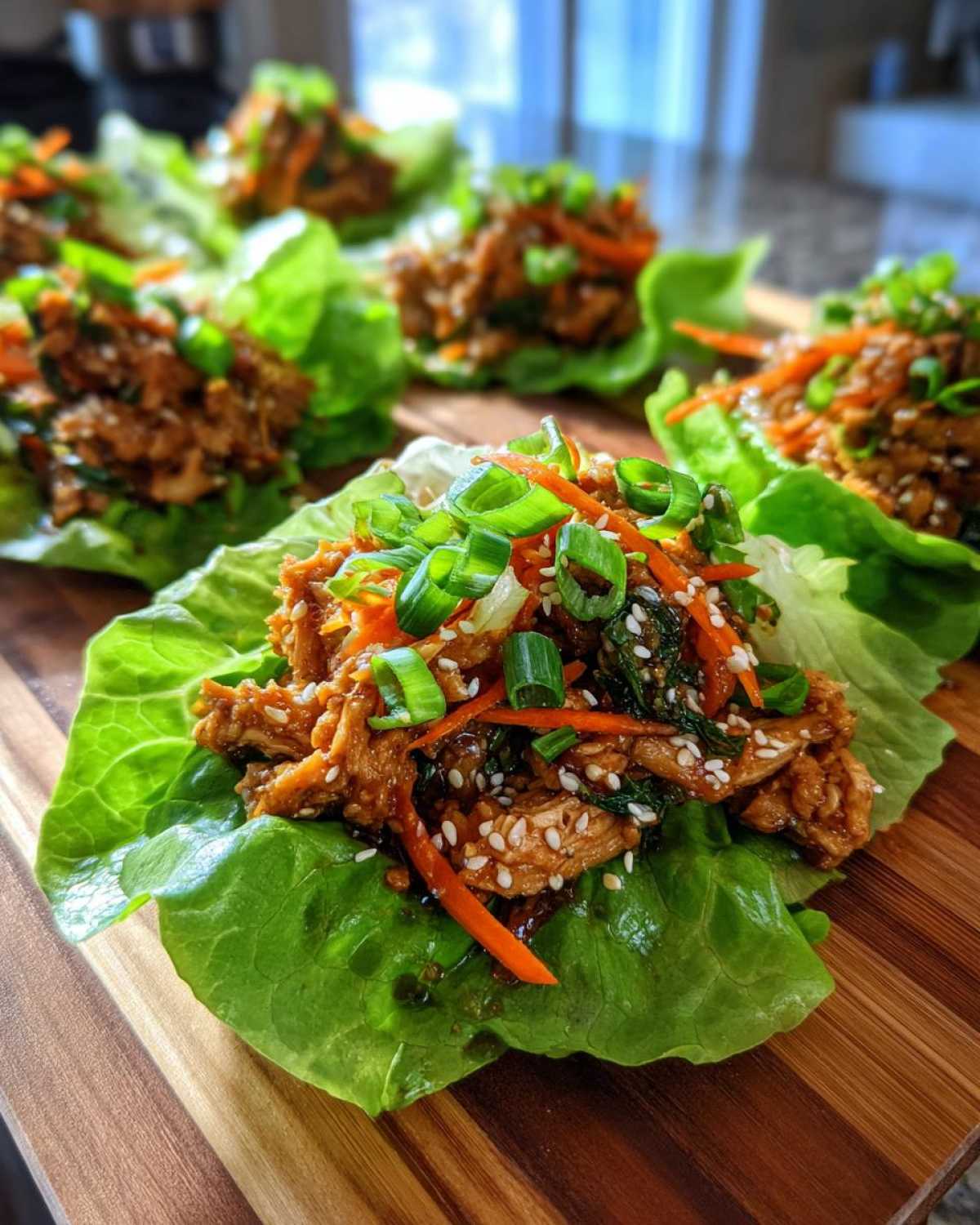 Teriyaki Chicken Lettuce Wraps - detail 4