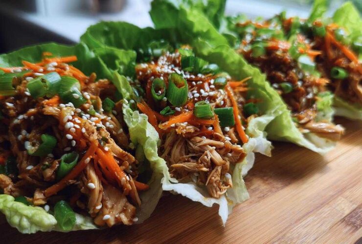 Teriyaki Chicken Lettuce Wraps