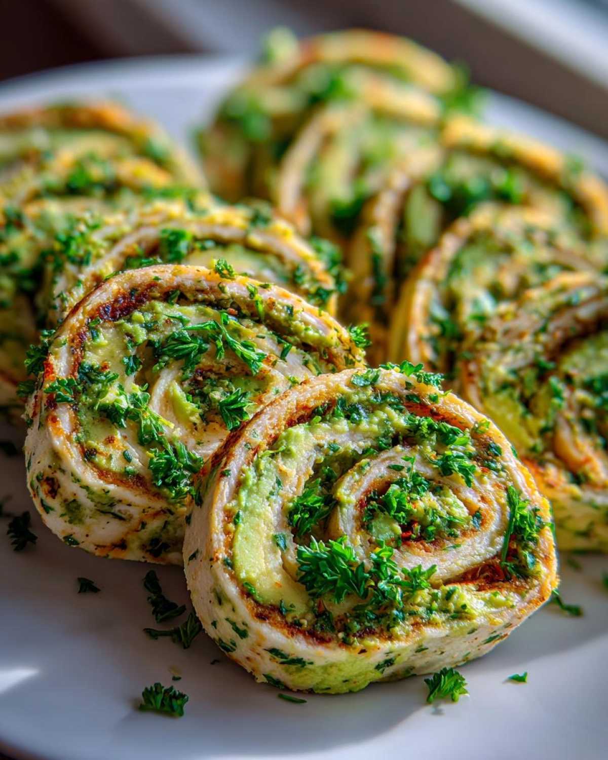 Turkey Avocado Pinwheels - detail 4