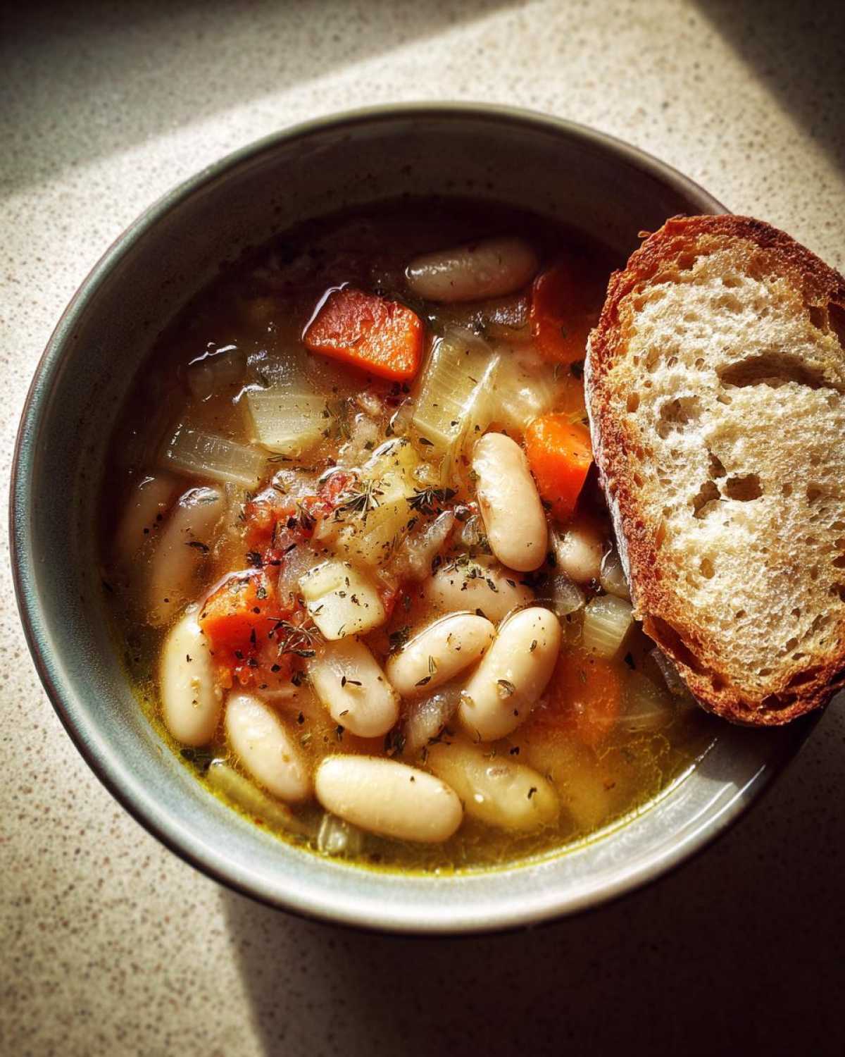 Tuscan White Bean Soup - detail 1