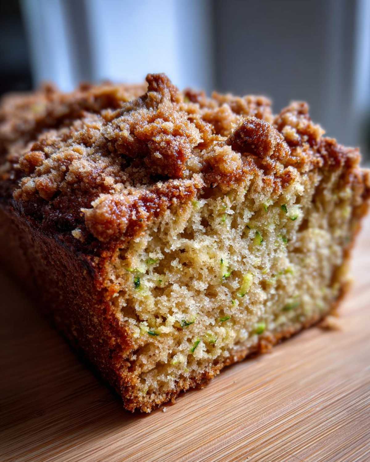 Zucchini Bread with Streusel Topping - detail 3