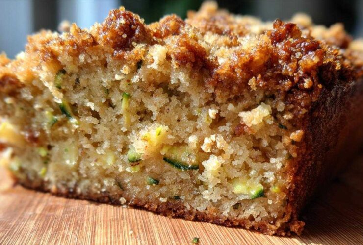 Zucchini Bread with Streusel Topping